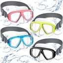 Flutesan Kids Youth Swim Goggles with Nose Cover Elastic Strap Diving Swim Mask Swimming Waterproof Snorkel Goggle