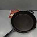 Bakken 12" Cast Iron Skillets, Pre-Seasoned Frying Pan with Even Heat Retention Cooking, Versatile for Stove, Oven, Grill & Campfire, Easy-Grip Handles, Hand Wash Only, 6.61 lbs
