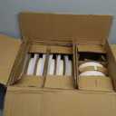 AmorArc Ceramic Dinnerware Set for 6 | Speckled Stoneware Plates and Bowls with Rustic Terracotta Underside| Scratch Resistant,Dishwasher & Microwave Safe Dishes Sets- 18pcs (Modern-Beige)