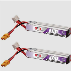 GAONENG 2pcs Battery  380mAh 11.4V 60C 120C