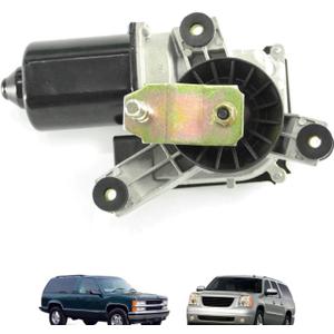 601-101 New Front Windshield Wiper Motor Compatible With 1999-2000 GMC Cadillac 1992-1997 Chevrolet Blazer 1995-2000 Tahoe GMC Yukon 1996-1997 Oldsmobile Isuzu Replacement 12368702