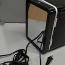 Mini Fridge(Cooling/Heating Container), 6 Cans Small Refrigerator With LED Light, AC/DC Thermoelectric Cooler and Warmer, Ideal for Bedroom, Office, Gaming Room and Car, 12 Colors Light Effects