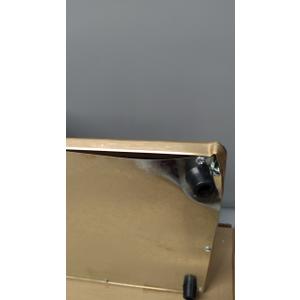 Electric Warming TrayExtra Long 40x12Food Warmer with Thermostat and Full Surface HeatingFood Warming Mat with 2 Temperature Modes for Parties BuffetGatheringsGold Edge (Black)