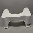 Squatty Potty The Original Bathroom Toilet Stool Height, White, 9 Inch (Pack of 2)