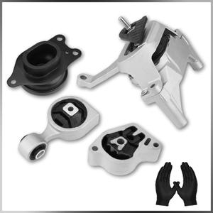 Nissan Altima 2.5L 2007-2017 Engine & Transmission Mount Set - Silver Rubber Mounts - A4353, A4339, A4350, A4340