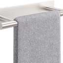 NearMoon Self Adhesive Hand Towel Holder/Towel Ring, Stainless Steel Hand Towel Bar Rustproof Stick on Wall-Towel Rack for Bathroom/Kitchen, Sticky and Wall Mounted (1, Brushed Nickel)