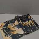 Black and Gold Happy Birthday Table Runner, 13 x 70 Inch Vintage Tablecloth Polyester Birthday Party Decorations for Home Kitchen