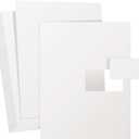 50 Pack Blank Business Card Paper for Printer, Inkjet and Laser Printable Sheets, 1000 Cards, Multi Purpose Office Supplies, 3.5 x 2 In, White