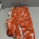 Bedsure Duvet Cover King Size - Reversible Terracotta King Duvet Cover Set with Zipper Closure, 3 Pieces Floral Patterned Bedding Set with 8 Corner Ties and 2 Pillow Shams (King (104" x 90"))