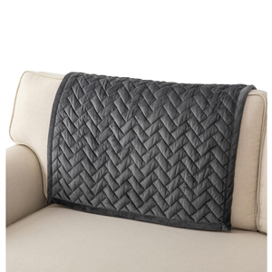 Eismodra Couch Cover,Sectional Couch Covers,Sofa Covers for 3 Cushion Couch,Anti-Slip Sofa Slipcovers for Dogs Cats Kids Loveseat Recliner L Shaped Armrest Backrest,Dark Gray 36''x36''(Only 1 Piece)