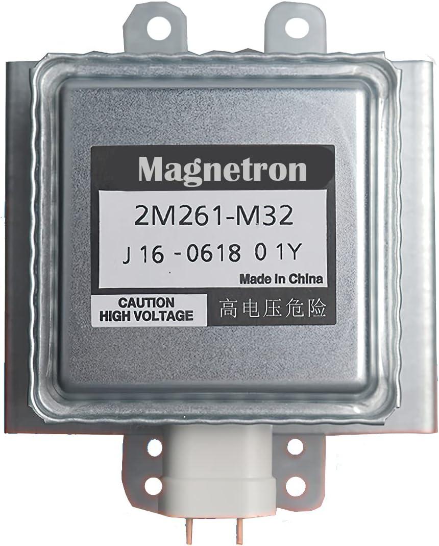 Magnetron 2M261-M32 W11346197 for Panasonic Frequency Conversion Microwave Oven NN-SF464MBPQ NN-SF464M NN-SF550W Repair Parts Replace 2M236-M32 2M236-M42 2M291-M32 2M292-M32 2M261-M16 Magnetron