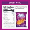 Pure Protein Popped Crisps, Sweet Chili, High Protein Snack, 12G Protein, 1.27oz., 12 Count (EXP 12/07/26)