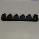 HYRIXDIRECT Wall Mount Broom Mop Holder Hanger Garden Tool Organizers Rack Garage Laundry Room Organizations and Storage with Hooks Heavy Duty (Black)