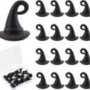 1 Box 30Pcs Wizard Hat Charms Alloy 3D Magic Hat Charms Pendants Halloween Christmas Theme Jewelry Making Findings for DIY Earrings Bracelets Necklace, 12x10.5mm