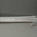 Extra Long No-Drill Tension Curtain Rod 40-166 Inches (4-14Ft), Heavy Duty Adjustable Rod for Outdoor Patio Curtains, Large Windows, Room Divider & Bathroom, White