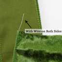 3 x HUIHUANG Moss Green Velvet Wired Ribbon 2-1/2 inch, Light Moss Wire Edge Ribbon for Spring Wreaths, Bows Making, Gift Wrapping, Gift Basket, Garland, Crafts, Easter Decor-Continuous 10 Yards/Roll
