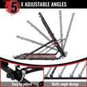 Storgem Baseball Softball Rebounder Net, Pitch Back Rebound Net,Soccer Rebound Net, Fielding Rebounder,Double Sided Adjustable Multi-Sports Pitching Rebound Net for Throwing Practice