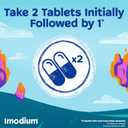 Imodium A-D Diarrhea Relief Caplets with Loperamide HCl, Anti-Diarrheal Medicine to Help Control Symptoms of Diarrhea Due to Acute, Traveler's Diarrhea, HSA/FSA Eligible, 24 ct