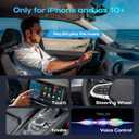 Wireless CarPlay Adapter for Cars with Built-in Wired Apple CarPlay Plug and Play, Mini-USB Design, Fast Stable Connection, for iPhone with USB/USB-C Port (2025 Upgraded)