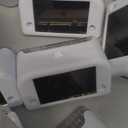 Geelin 32 Pcs Solar Deck Lights Outdoor, Waterproof LED Solar Step Fence Lights for Stairs, Step, Railing, Patio, Driveway, Garden, Pathway and Yard(White Shell Cool White Light)