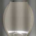 Rutledge Quiet-Close Elongated toilet seat (Almond)