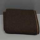 EARTHALL Washable Runner Rug 2x8 Ft Non Slip Runners for Hallways Cotton Rubber Backed Kitchen Runner Braided Indoor Floor Carpet Runners for Entryway, Hallway, Kitchen, Bedroom, Brown/Coffee