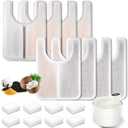 Ceramic Cat Water Fountain Automatic Pet Water Dispenser Pet Drinking Fountain Filters16PCS