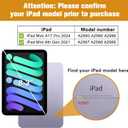 ProCase for iPad mini 7 A17 Pro 2024/iPad Mini 6 2021 8.3 Inch iPad mini 7th/6th Gen Case with Pencil Holder, Trifold Stand Smart Folio with Soft TPU Back Cover for iPad mini 8.3" 7th/6th -Darkblue