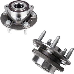 KUSATEC 513288 Front/Rear Wheel Bearing and Hub Assembly 2pcs Compatible with for Chevy Impala Malibu Equinox, GMC Terrain 2010-2017, for Buick Allure LaCrosse Regal, Saab 9-5 2010 2011, 5 Lug w/ABS