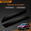 Windshield A Pillar Trim Molding(Front Left Driver Side) Compatible with 2001-2008 Mini Cooper R50 R52 R53 Replaces for 51137128157 Window Accessories (51137128157&51137128158)