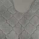 Bath Mats for Bathroom Floor Bathroom Toilet, Gray (50x80cm/19.68x31.49in)