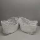Large 3-Gallon Clear Plastic Ice Bucket, Beverage Tub for Parties (Pack of 2)