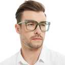 Bifocal Reading Glasses for Women Men Square Bifocals Blue Light Blocking Readers 1.0 1.25 1.5 1.75 2.0 to 3.0 3.5