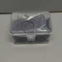 Hotop 60 Pieces 1.26 Inch Metal Drapery Curtain Rings Curtain Hanging Rings and 60 Pieces Metal Drapery Pin Hooks for Drapes Window Door Shower (Brown)