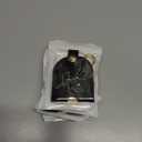 5 x Leather Keys Sleeve for Broken Car Key Loop Replacement, Keychain Cover Cute Protector and Holder for Men, Women (Black)