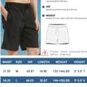 Men's Swim Trunks Quick Dry Bathing Suit Swimming Board Shorts Mesh Lining Beach Swimwear (XL)