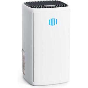 Dehumidifier,TABYIK 38OZ,Small,Quiet, Energy-Saving Dehumidifier with Auto Shut Off, for Bathrooms, Closets, and RVs (white)