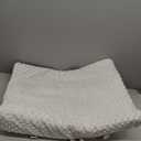 Baby Changing Pad Cover, Super Soft Plush Dot Diaper Changing Table Covers for Baby Girls and Boys, Ultra Comfortable, Safe for Babies, Fit 32"/34'' x 16" Pad (Beige)