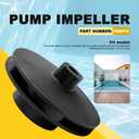 355074 Pump Impeller Assembly Fit for Pentair Superflo and Sta-Rite Supermax Challenger Pool and Spa 1-1/2 HP Pump, 1.5 HP Durable Heavy Duty Pump Impeller Replacement