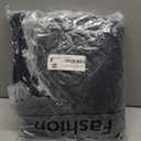 Tanming Women's Long Puffer Vest Casual Sleeveless Puffy Jacket with Removable Hood (M, Black)