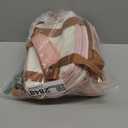 LOVEVOOK Insulated Lunch Bag for Women - Cute Lunch Box Cooler for Work, Picnic, and Beach, Pink (Medium, Pink-beige-brown)