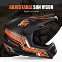 Yesmotor Youth Dirt Bike Motorcycle Helmet Kid Full Face Helmet DOT
Motocross、Off-Road and ATV，Goggles and Gloves Size: Small