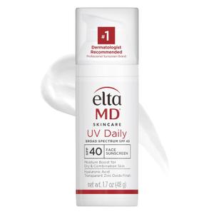 EltaMD UV Daily Face Sunscreen Moisturizer with Zinc Oxide, Daily Face Moisturizer with SPF, Great for Dry, Combination, and Normal Skin (03 - Untinted (1.7 oz)) EXP 2027/06