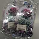 2 x hyzsj DIY Diamond Desktop Ornament Flower Crystal Diamond Art Painting Tabletop Ornaments Single Sided Diamond Ornament for Adult Beginner Home Office Decor Crafts Gift  (ROSE)