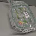 Snips / Snipslock Set of 2 Food Containers 1.40 Litres / 23.5 x 18.5 x 9 cm/BPA Free/Made in Italy Green