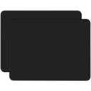 Gartful 2 Pack Silicone Crafting Mats, 15.7" x 11.8" Silicone Mat for Crafts, Large Heat Resistant Sheet for Jewelry Casting, Epoxy Resin, Painting, Counter Table Protector, Placemat, Nonstick, Black