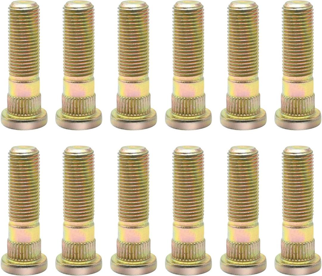 M12-1.25 Wheel Studs 610-320 Replacement for Nissan Replacement for Xterra 200SX Replacement for Suzuki Equator Replacement for Infiniti Replacement for Datsun Replace# 4022215C00(12Pcs)