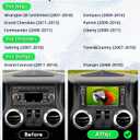 Car Radio Stereo for Jeep Wrangler JK 2007-2018,Android 15 Touch Screen CarPlay Android Auto Bluetooth GPS Navigation 2+64G Head Unit with Backup Camera