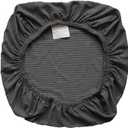 Sunnyway Stretchable Office Chair Cover Computer Chair Slipcover for Desk Chairs Seat Spandex Chair Seat Cover Machine Washable (Grey), 3PCS