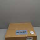 Big Wall Clock for Living Room Decor Marble Glass Wall Clock Battery Operated 16 Inch Black Wall Clocks Non Ticking